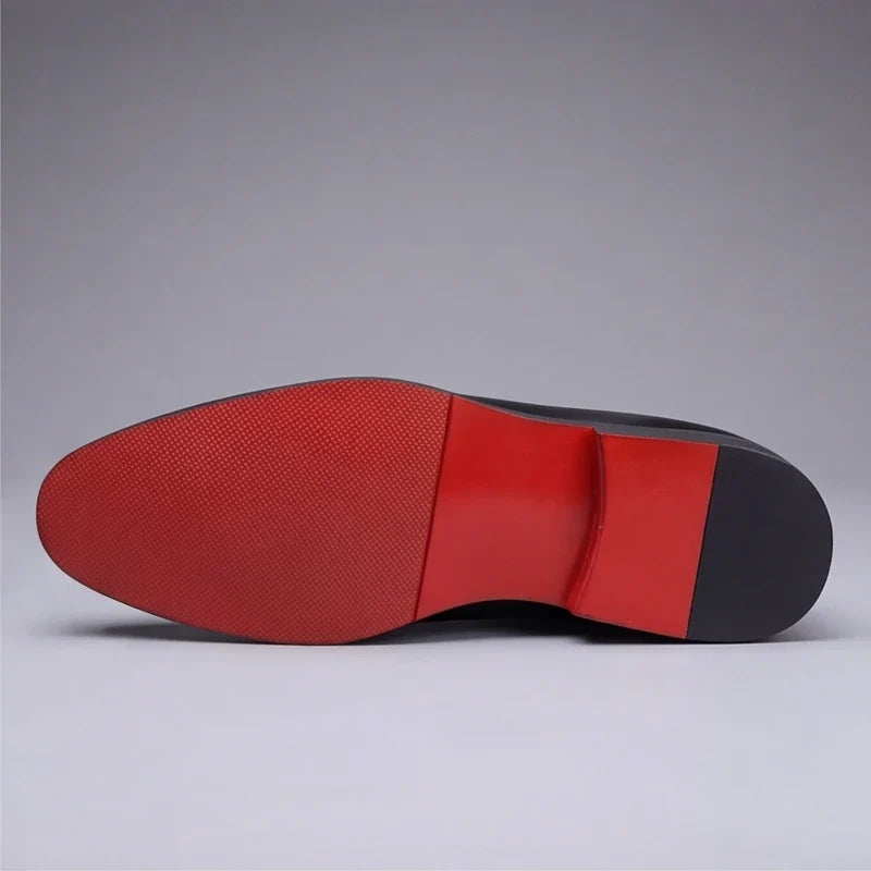 CUSHIONED LEATHER LOAFERS FOR MEN