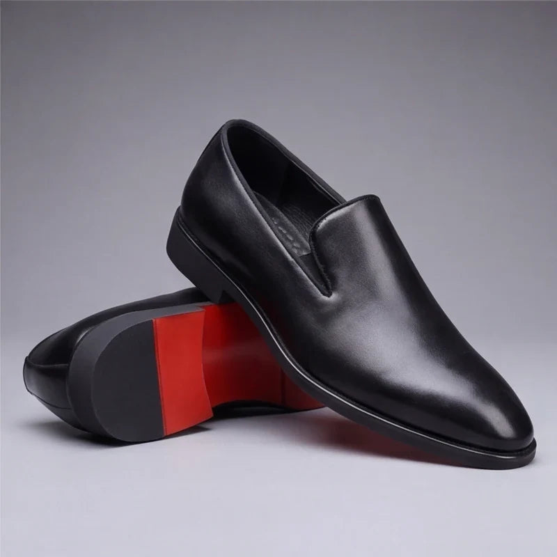 CUSHIONED LEATHER LOAFERS FOR MEN