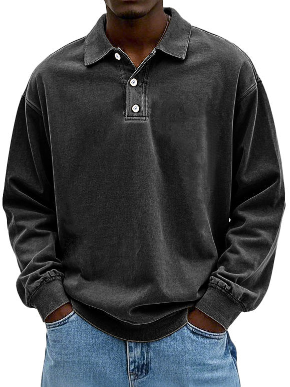 WENTWORTH LONDON | DAILY LONG SLEEVE POLO SHIRT FOR MEN