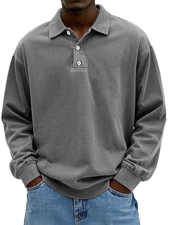 WENTWORTH LONDON | DAILY LONG SLEEVE POLO SHIRT FOR MEN