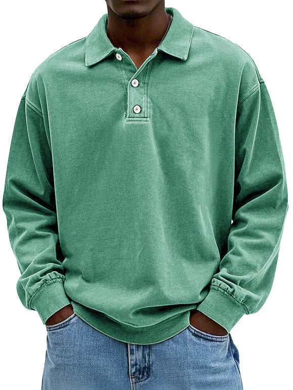 WENTWORTH LONDON | DAILY LONG SLEEVE POLO SHIRT FOR MEN