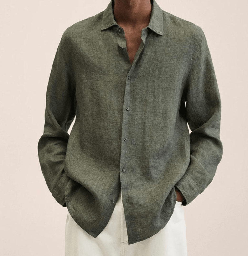 STRAIGHT FIT SHIRT FOR MEN