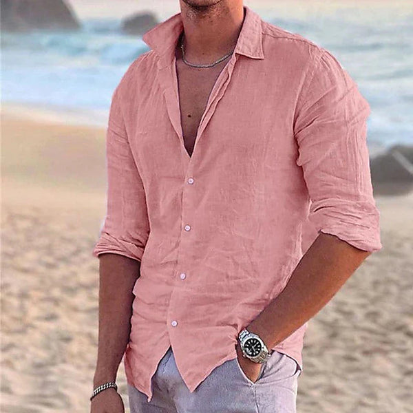 COTTON LINEN SHIRT FOR MEN