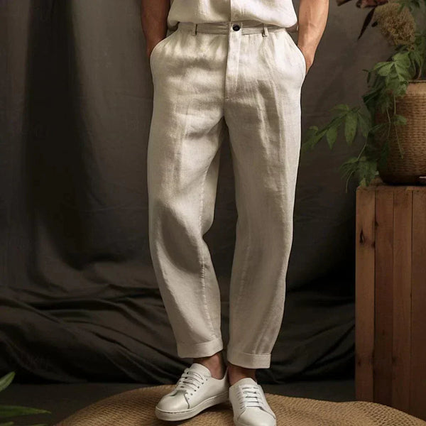 LIGHT SUMMER TROUSERS FOR MEN — alt view