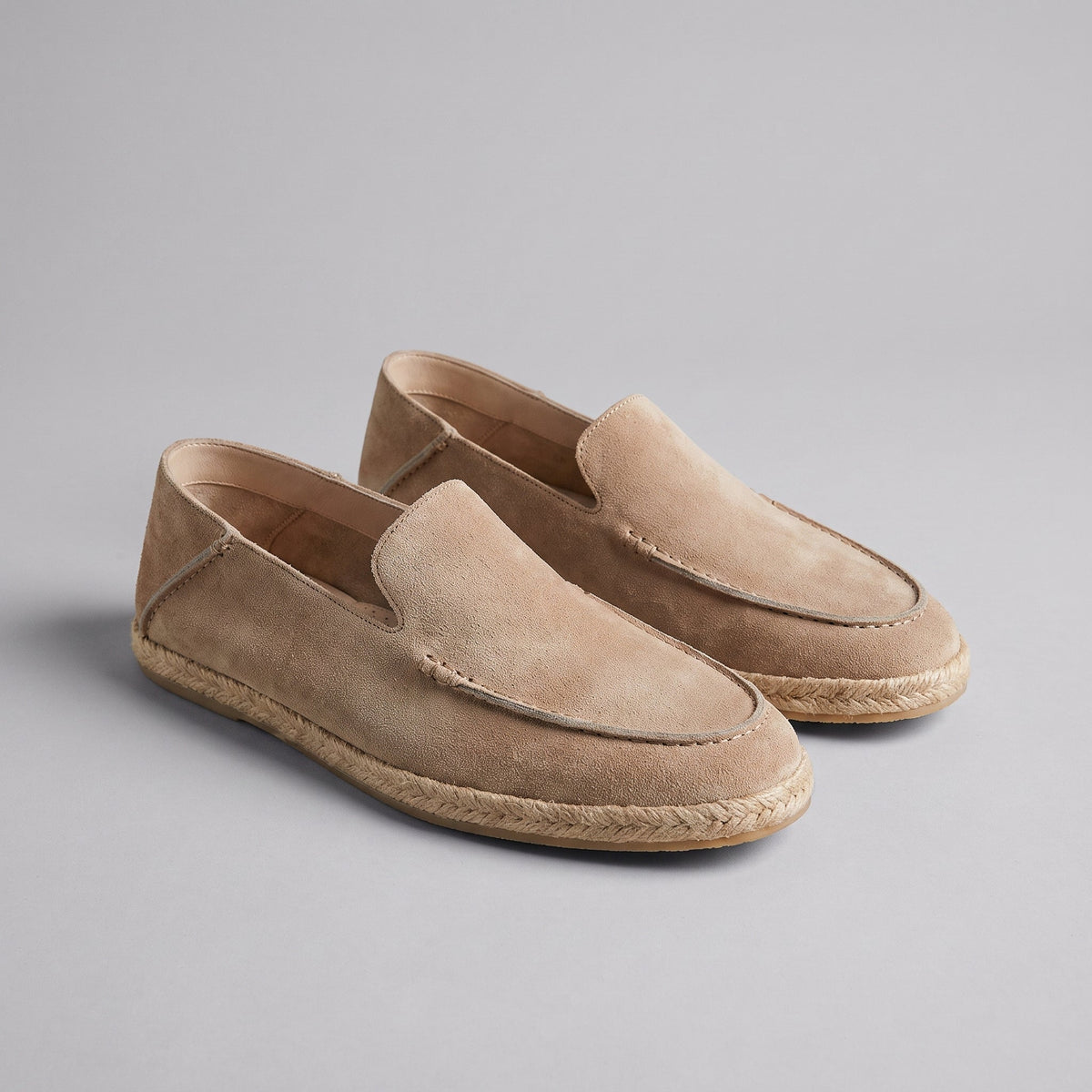 SUEDE ESPADRILLE LOAFERS FOR MEN