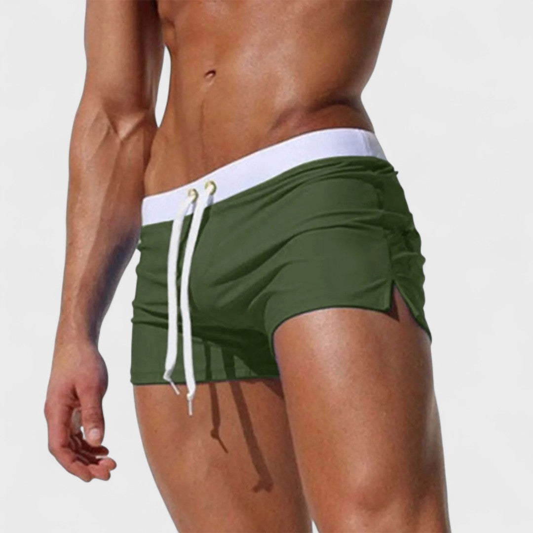 SPORTY SWIM SHORTS FOR MEN
