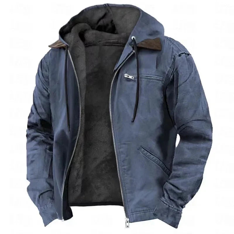 FLEECE LINED JACKET FOR MEN